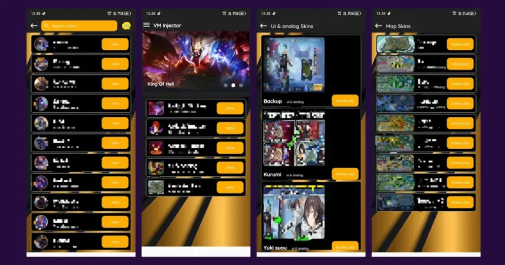VM Injector APK no ban screen shorts.
